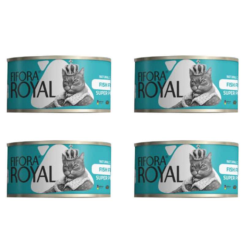 کنسرو غذای گربه فیفورا مدل Fish Fillet وزن 120 گرم بسته 4 عددی