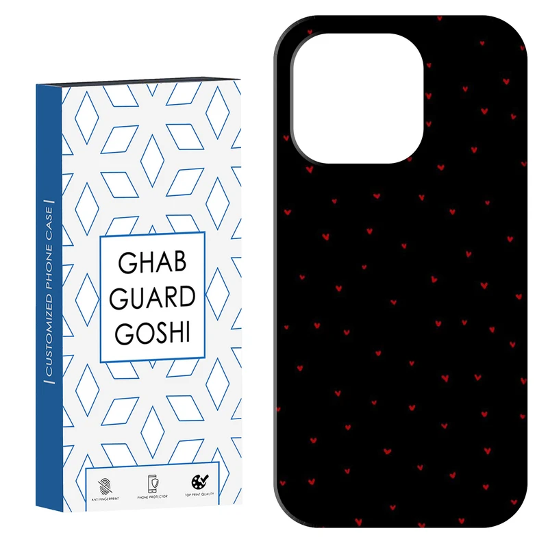 کاور قاب گارد گوشی طرح قلب کد Dimo-890 مناسب برای گوشی موبایل اپل  IPHONE 15 PRO 