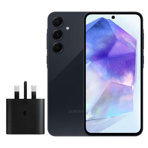 گوشی موبایل سامسونگ مدل Galaxy A55 دو سیم کارت ظرفیت 256 گیگابایت و رم 8 گیگابایت به همراه شارژر سامسونگ - ویتنام 