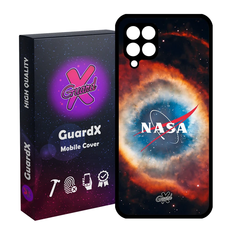 کاور گارد ایکس طرح Nasa مدل Glass10234 مناسب برای گوشی موبایل سامسونگ Galaxy A12