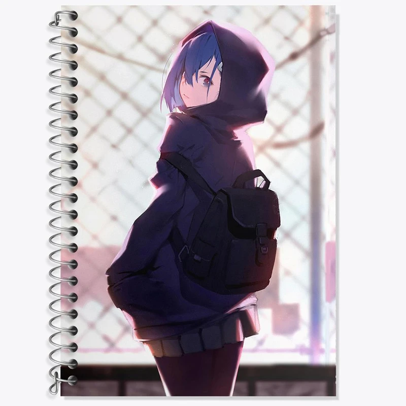 دفتر زبان 50 برگ خندالو مدل سه خط طرح ایچیگو انیمه دارلینگ در فرنکس کد 12013