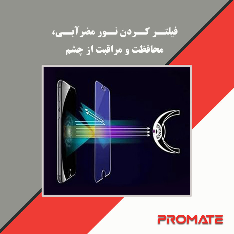 محافظ صفحه نمایش بلوکات پرومیت مدل Eye Care مناسب برای تبلت اپل iPad Air 11 (2025)