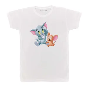 تی شرت بچگانه پرمانه طرح tom and jerry کد pmt.2991