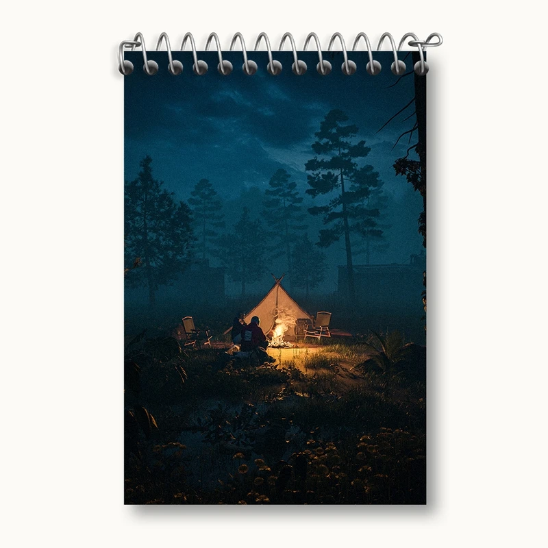 دفتر یادداشت 50 برگ خندالو مدل کمپینگ (Camping) کد F1102
