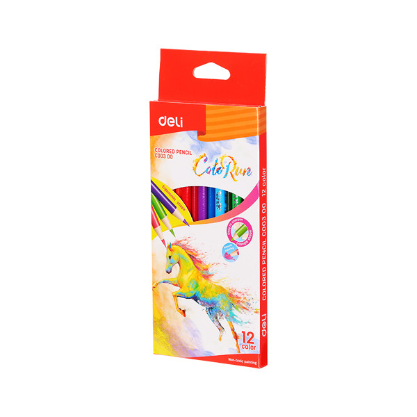 مداد رنگی 12 رنگ دلی مدل C00300