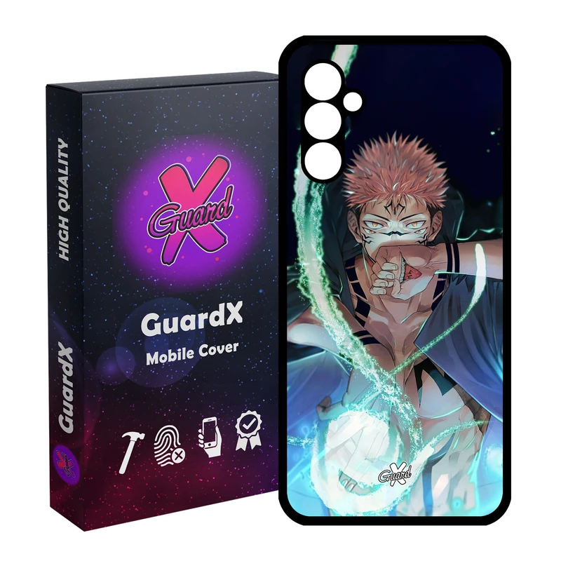 کاور گارد ایکس طرح Sukuna Anime مدل Glass10571 مناسب برای گوشی موبایل سامسونگ Galaxy A24/A24 4G/M34 5G