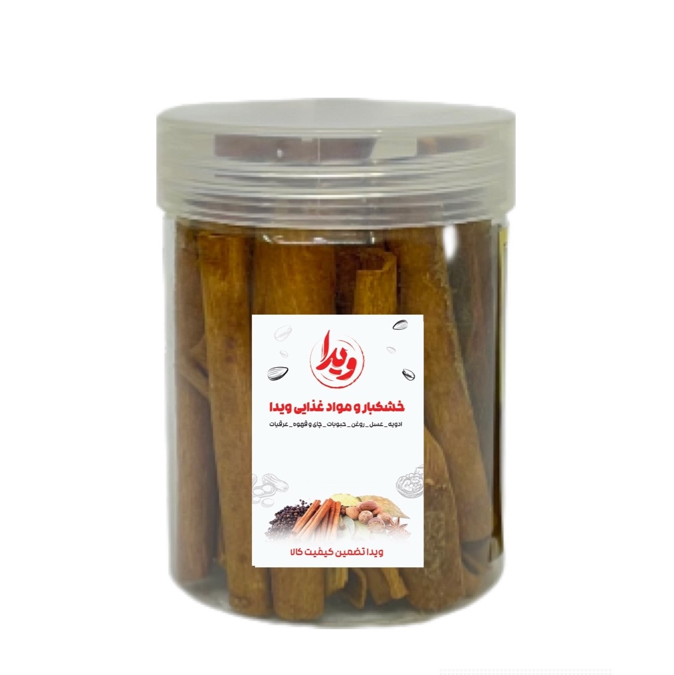 چوب دارچین لوله ای ویدا - 100 گرم