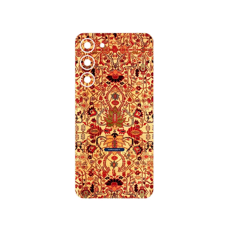 برچسب پوششی ماهوت مدل Persian_Carpet_Yellow مناسب برای گوشی موبایل سامسونگ Galaxy S23 Plus