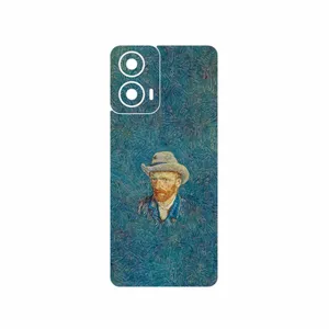 MAHOOT Self portrait with a gray felt hat Cover Sticker for Motorola Moto G24