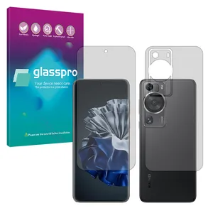 Glass Pro matte screen protector suitable for Huawei P60 Pro Mobile along with the back protector