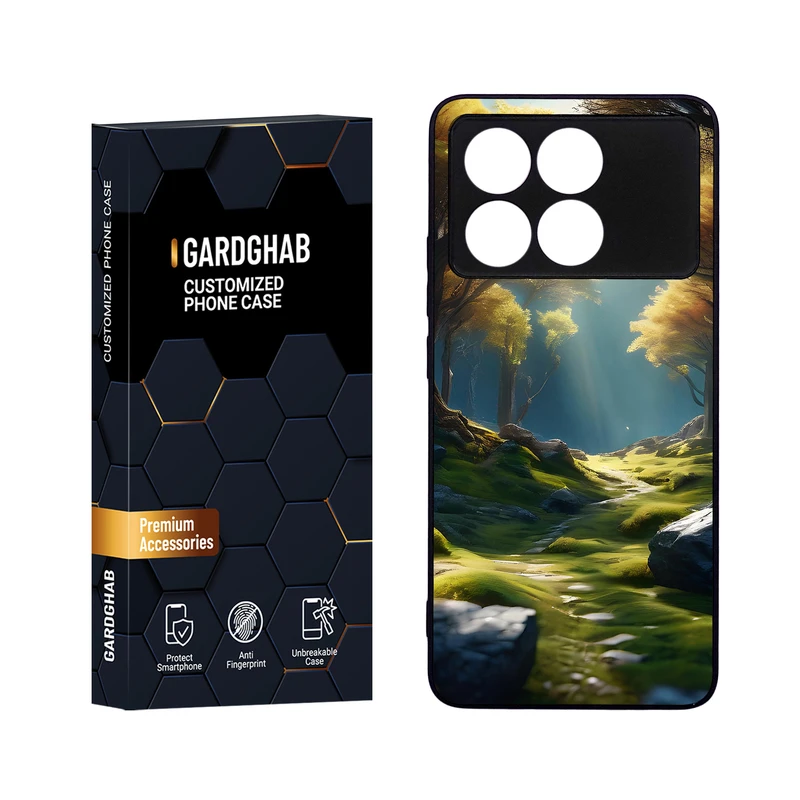 کاور گارد قاب مدل هنری مناسب برای گوشی موبایل شیائومی Poco X6 Pro 5G