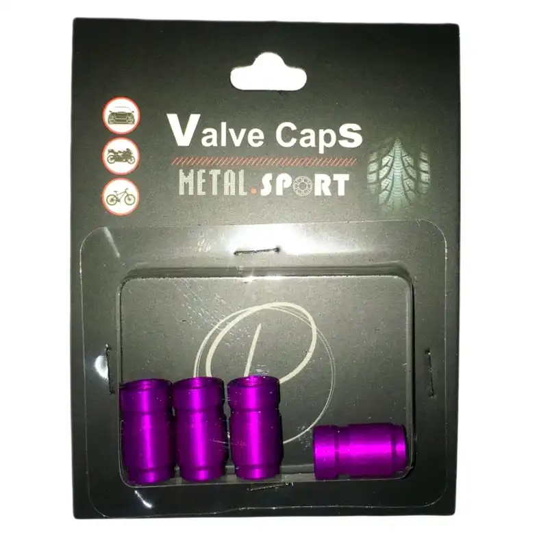 سر والف لاستیک خودرو کد 03 مدل فلزی بسته 4 عددی