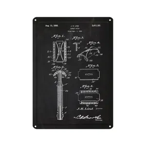 دیوارکوب مدل لوازم ارایشگاه کد s 1013 barbershop 