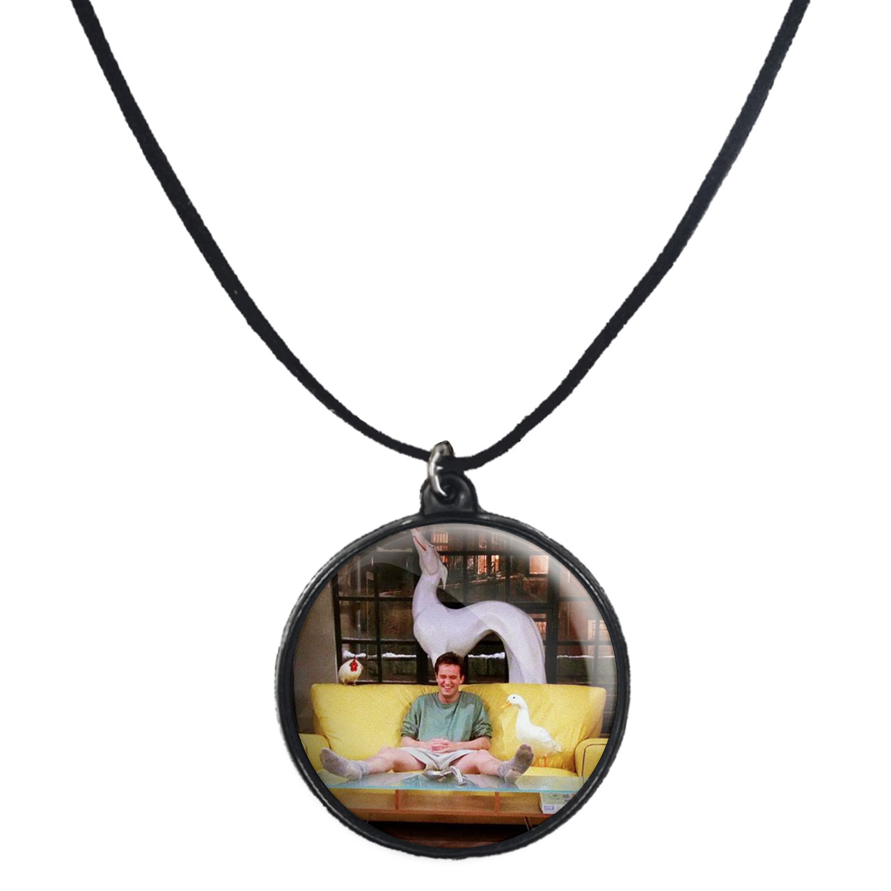 گردنبند پرمانه طرح فرندز کد pmb.18984 مدل دو طرفه