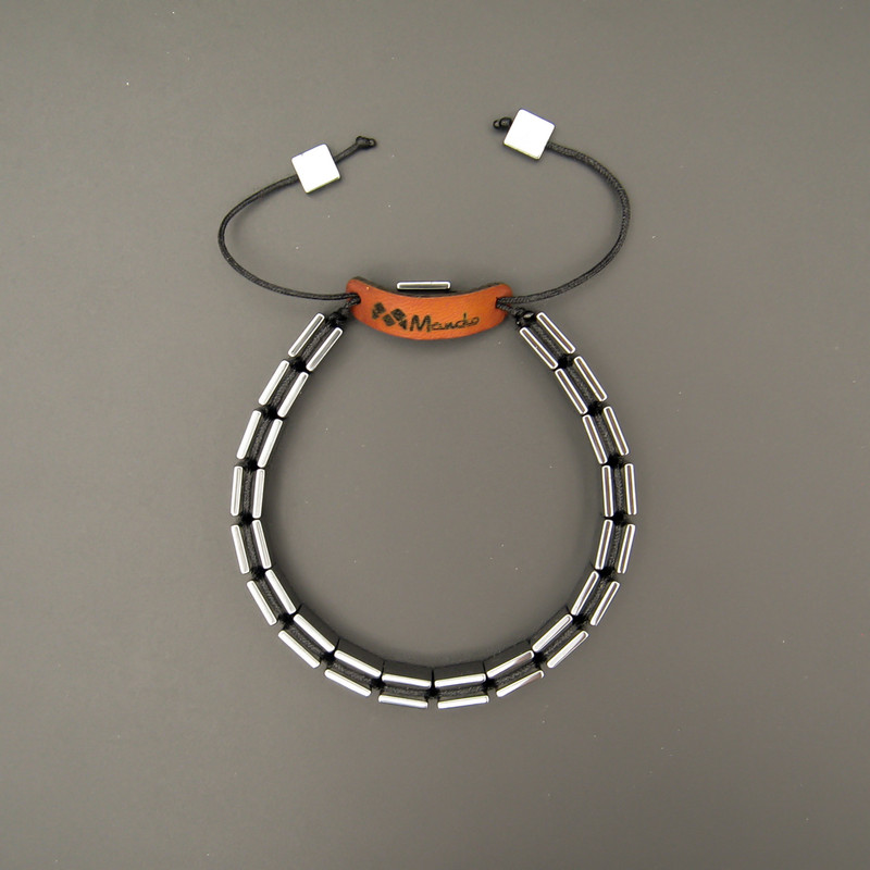 دستبند مردانه مانچو مدل حدید کد bf734