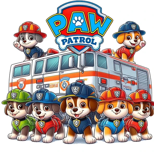 استیکر پارچه و لباس پاد آفرین طرح سگ های نگهبان کد 1411