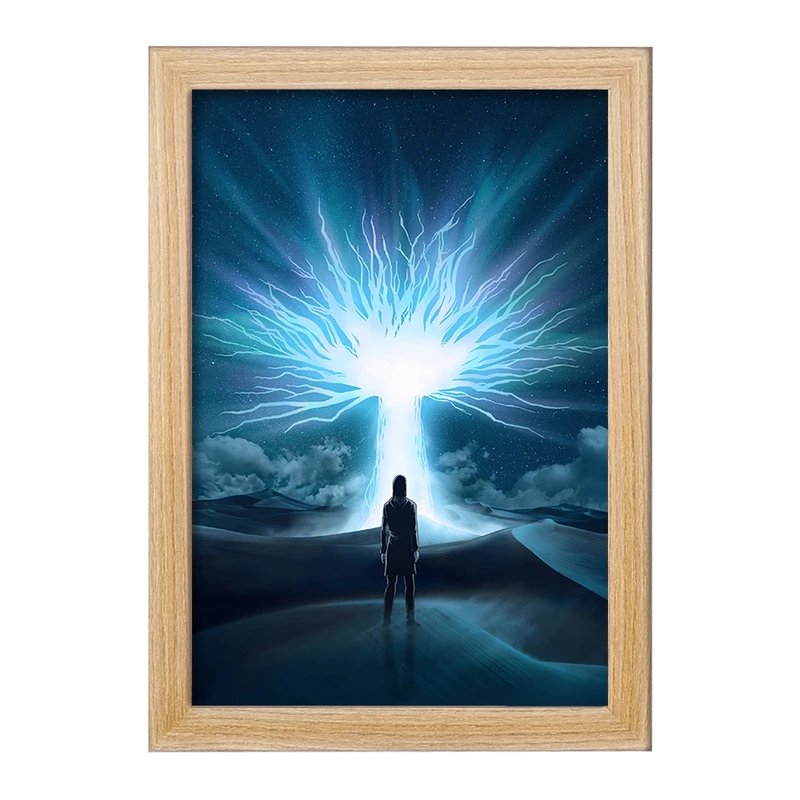 تابلو خندالو مدل انیمه اتک آن تایتان کد F825