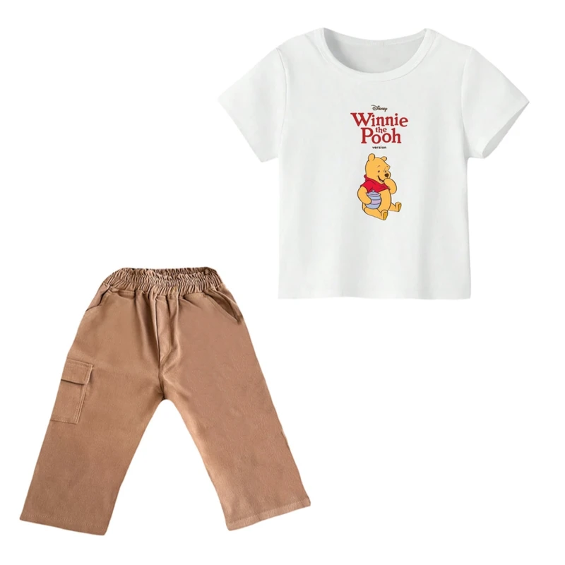 ست تی شرت و شلوارک پسرانه مدل پو کد ۶۸