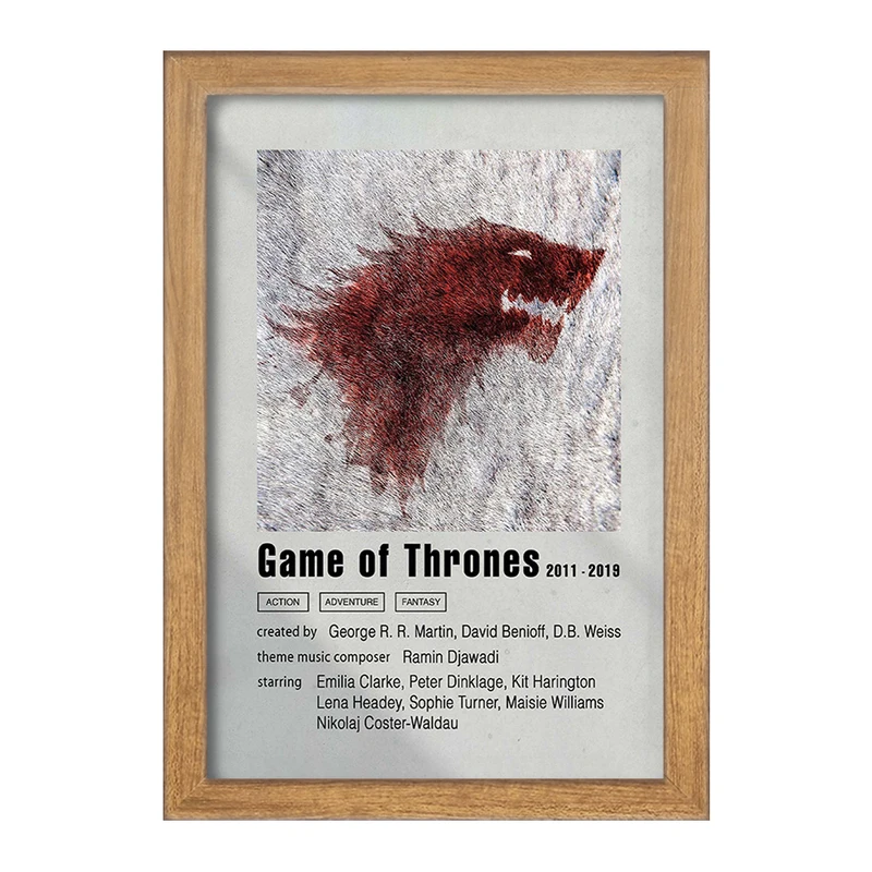 تابلو خندالو مدل گیم اف ترونز (Game of Thrones) کد F11276