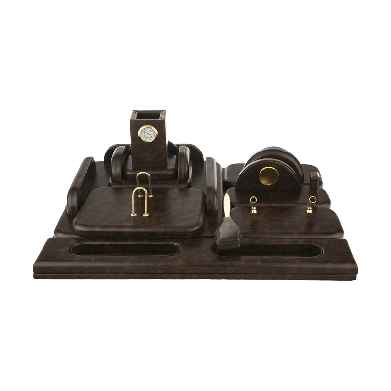 ست لوازم اداری رومیزی مدل آرین کد 1 مجموعه 9 عددی