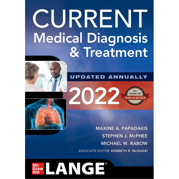 کتاب Current Medical Diagnosis and Treatment 2022 اثر Maxine A. Papadakis انتشارات مک گرا هیل
