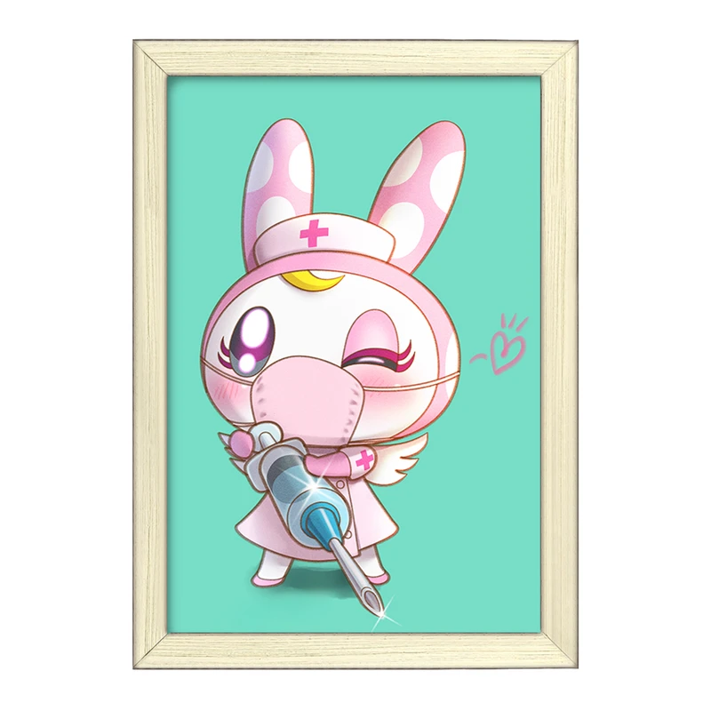 تابلو خندالو طرح بازی انیمال کراسینگ (Animal Crossing) کد 32632