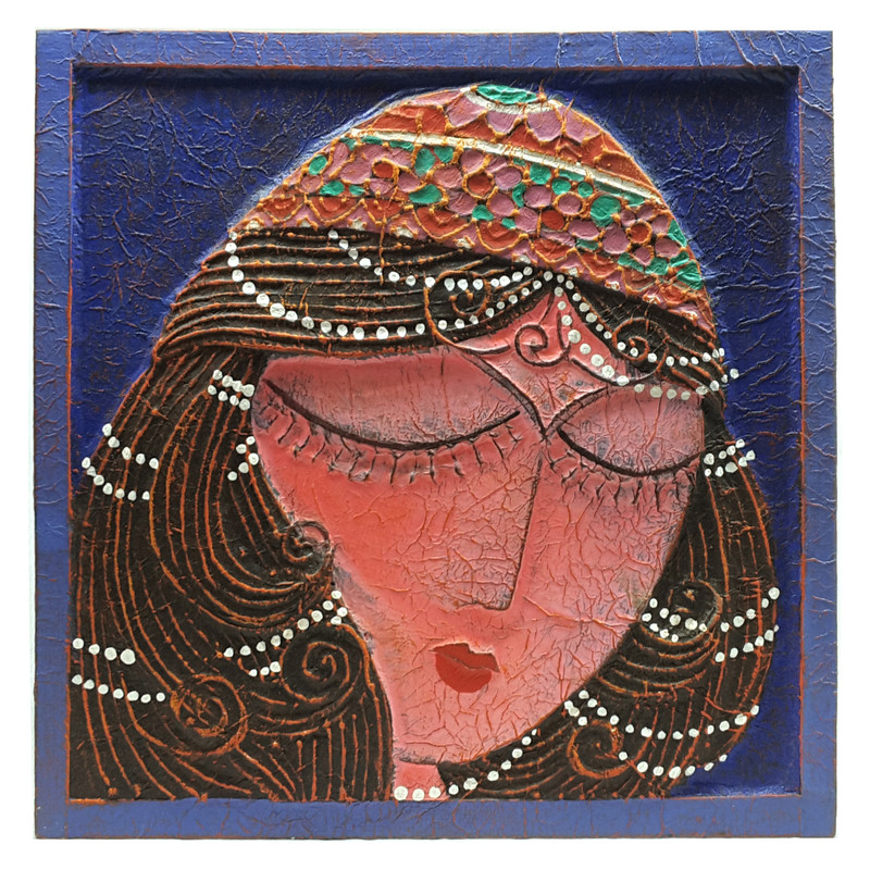 تابلو برجسته مدل چهره کد F2D1C8