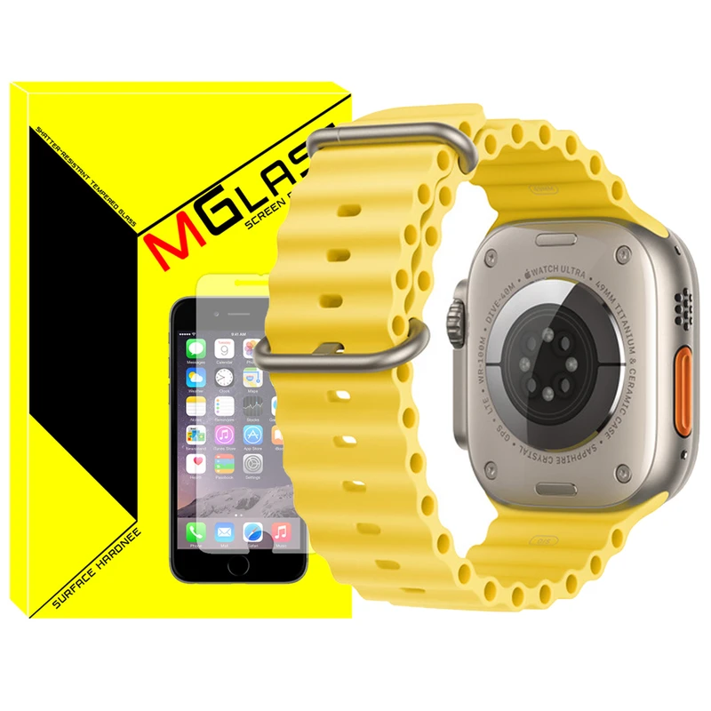 بند ام‌گلس مدل Ocean مناسب برای اپل واچ 42/44/45/49mm