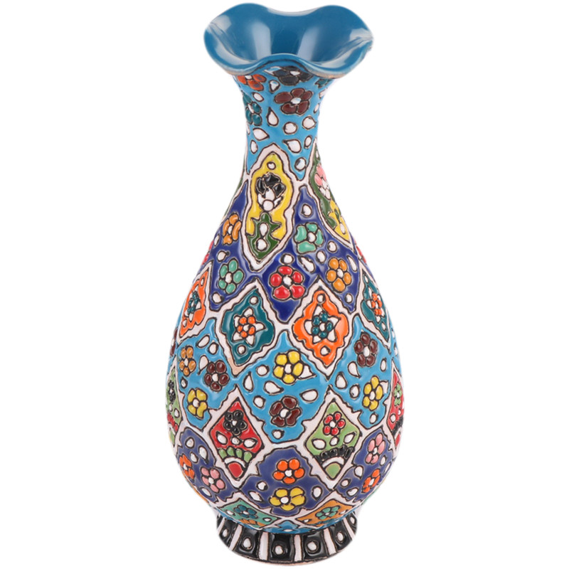 گلدان میناکاری سفالی مدل Ap-100883