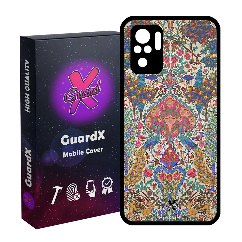 کاور گارد ایکس طرح سنتی مدل Glass10225 مناسب برای گوشی موبایل شیائومی Redmi Note 10 4G / Note 10S
