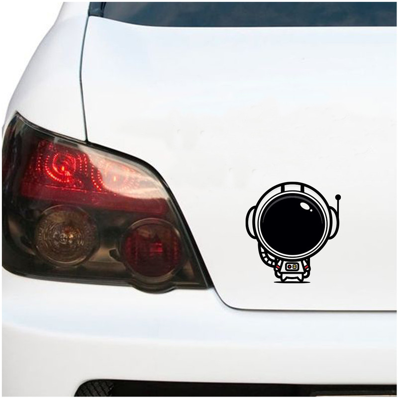 استیکر خودرو پویا مارکت طرح فضانورد کوچک کد 2626