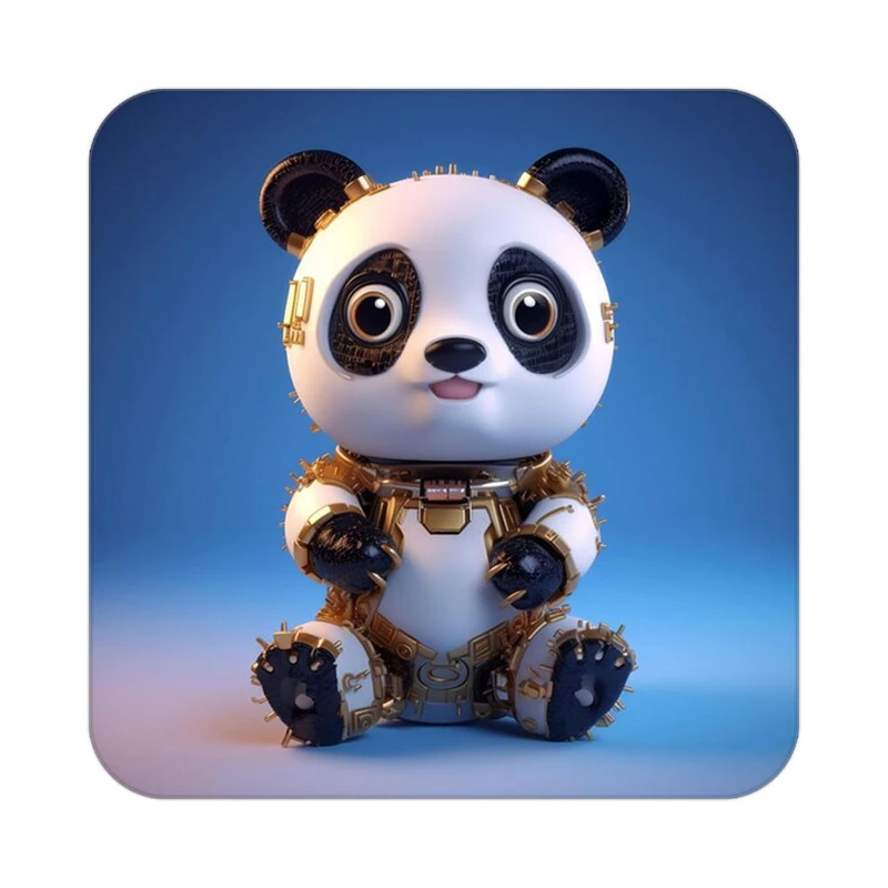 زیر لیوانی کاکتی طرح حیوانات کارتونی مدل mp27802