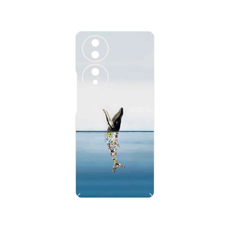 برچسب پوششی ماهوت مدل Collage of Sea Trash مناسب برای گوشی موبایل آنر 70