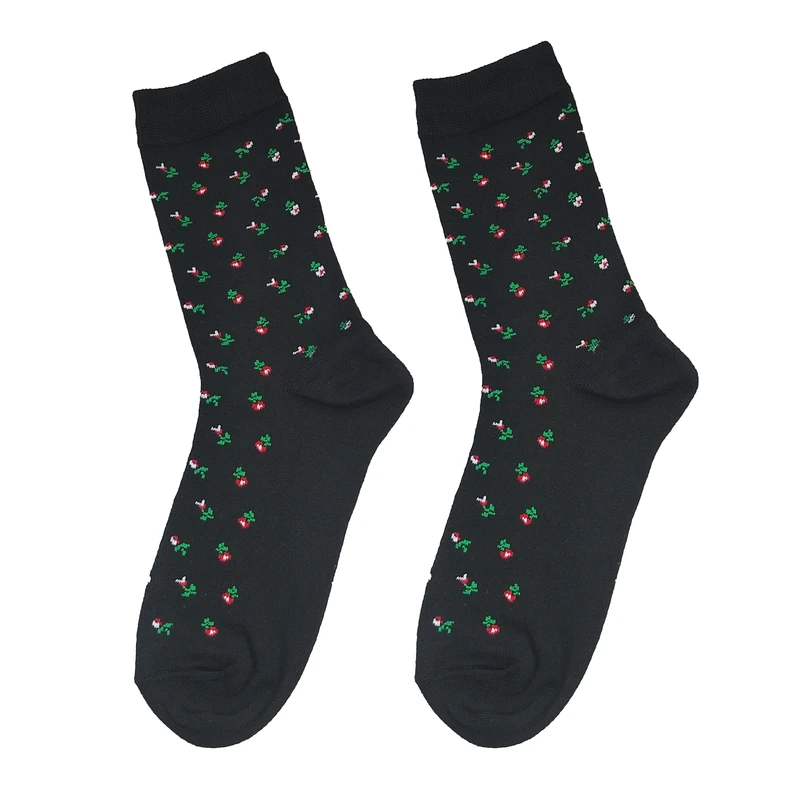 جوراب ساق بلند زنانه مدل گل ریز 