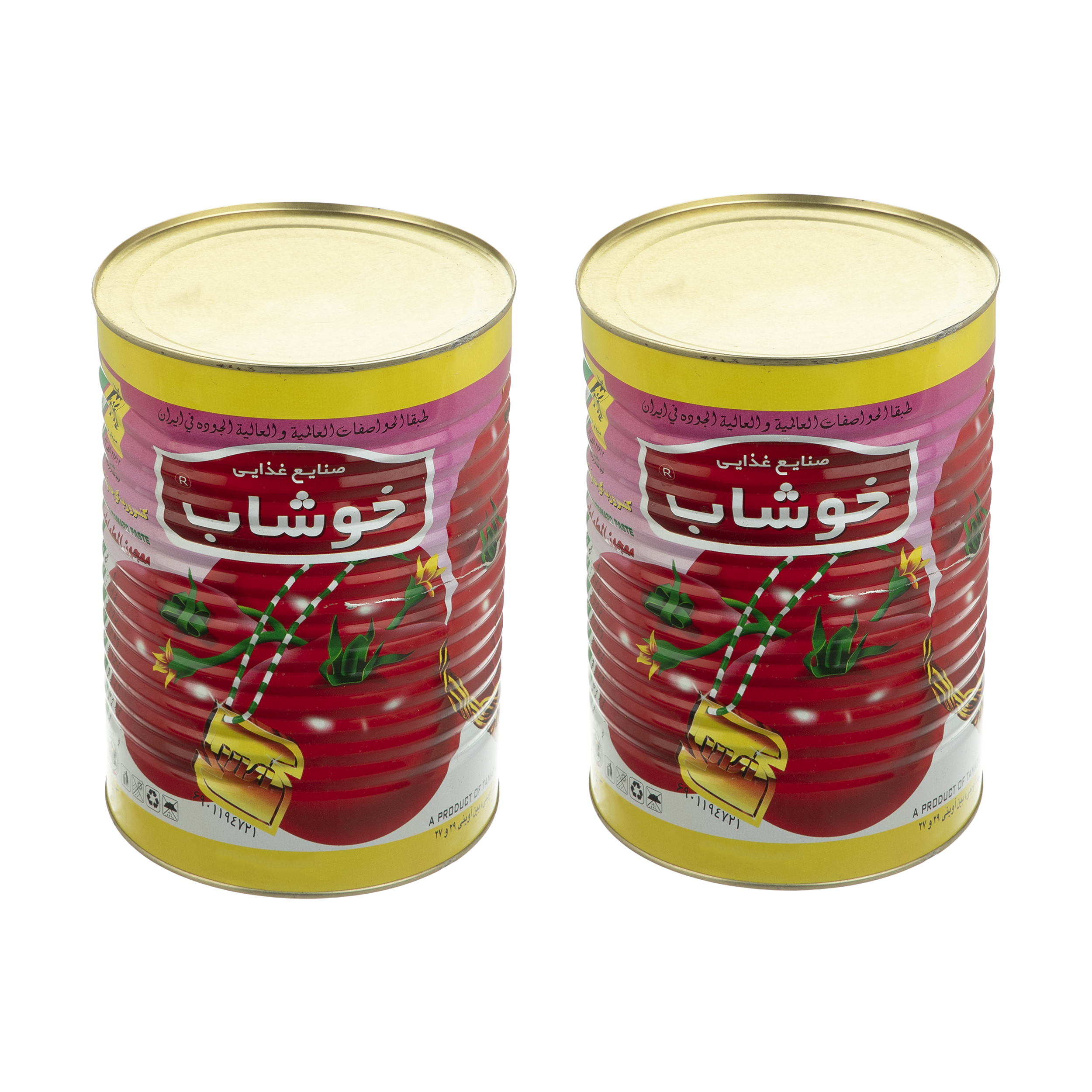 رب گوجه فرنگی خوشاب - 4 کیلوگرم بسته 2 عددی 