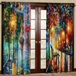 پرده مدل مخمل پانچی کد 1316 سایز 140x280 سانتی متر