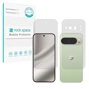 Rock space Resistant model matte screen protector suitable for Google Pixel 10 Pro XL mobile phone along with the back protector