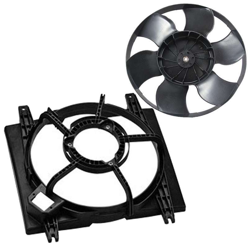 پروانه فن کولر یدک چی کد 120-82115 مناسب برای پراید مجموعه 2 عددی