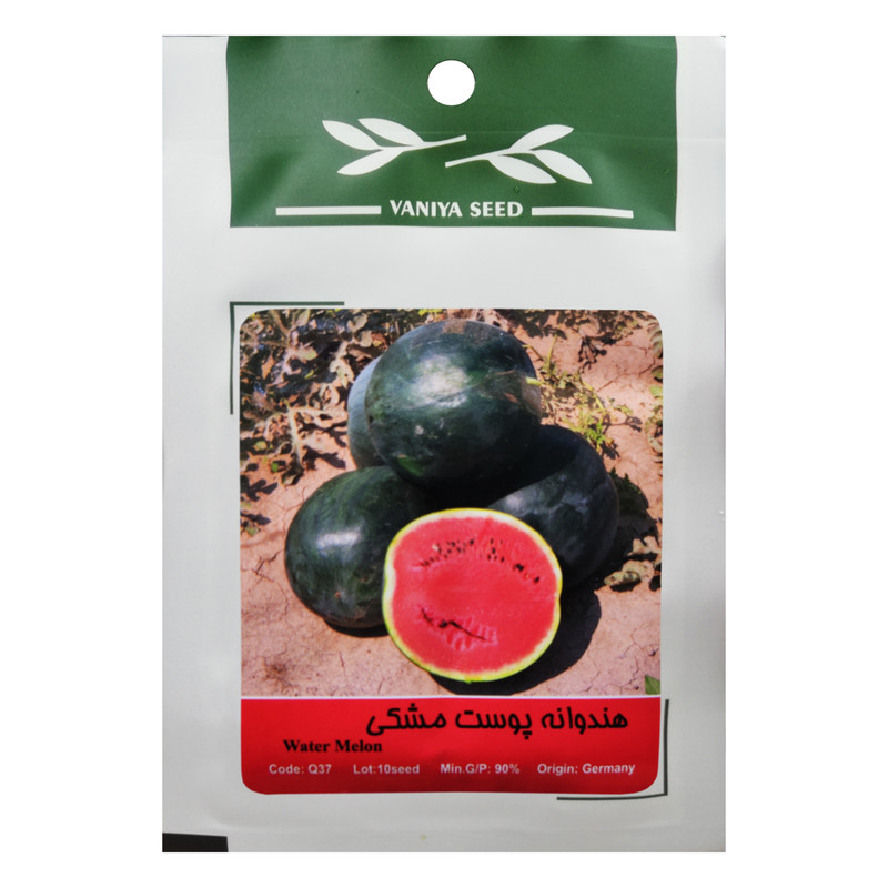 بذر هندوانه پوست مشکی وانیا سید مدل Q37