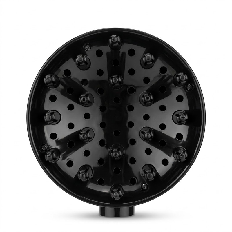 سشوار حرفه ای فلاویا مدل FL-6900 با موتور AC و توان 2600 وات، تنظیم دما در 3 حالت و سرعت در 2 حالت، سری فرکنندگی و استند نگهدارنده