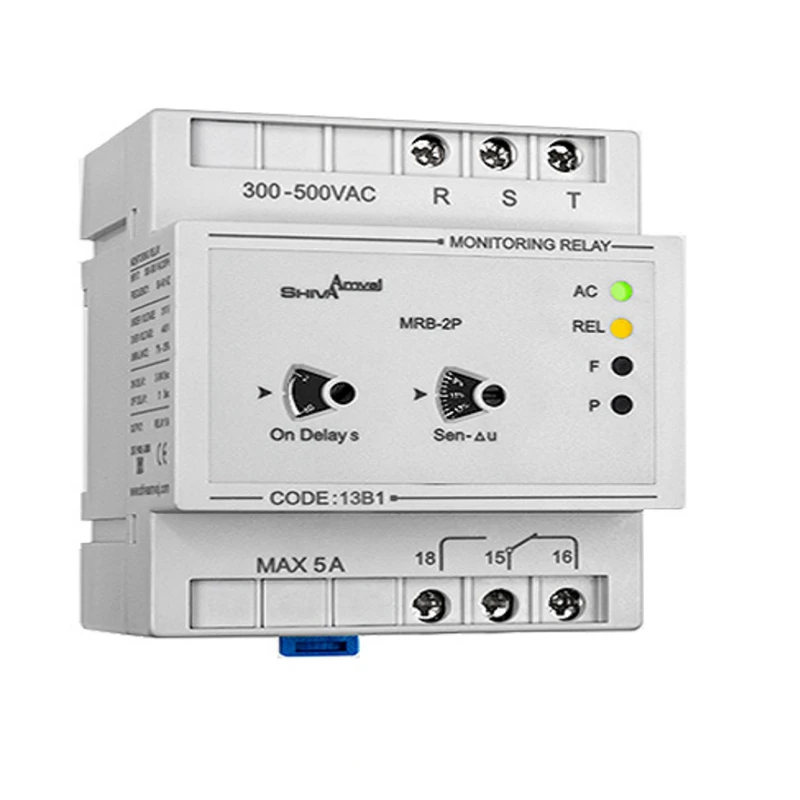 رله کنترل فاز شیوا امواج مدل MRB-2P کد 13B1 بسته دو عددی