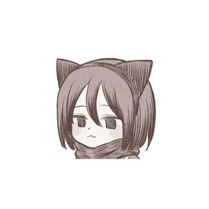 استیکر لپ تاپ و موبایل مدل انیمه طرح حمله به تایتان میکاسا آکرمن Attack on Titan Mikasa Ackerman کد 4602