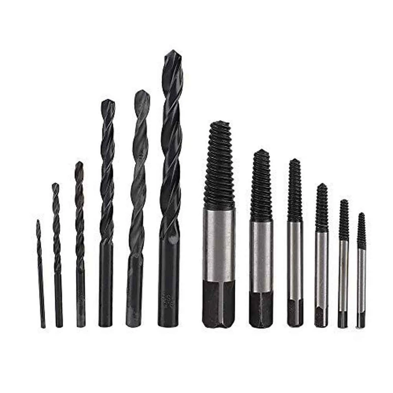 قلاویز چپ گرد به همراه مته  مدل jt-12 مجموعه 12 عددی