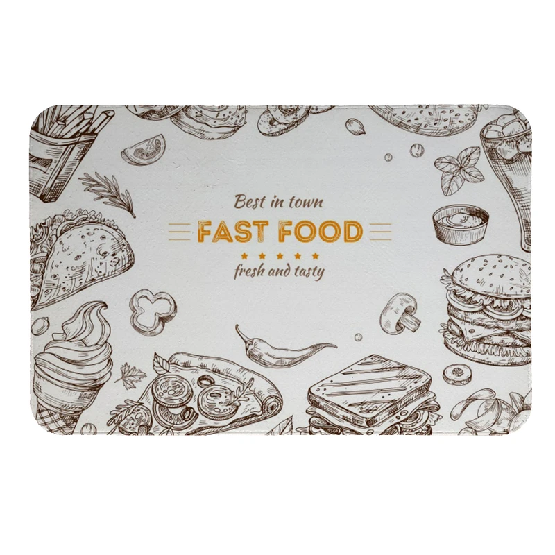 پادری  طرح غذا کد 8077 سایز 60× 40سانتی متر