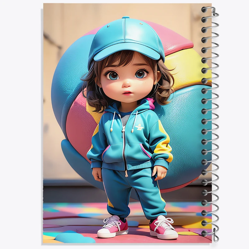 دفتر نقاشی 50 برگ خندالو طرح دخترانه کد N1263