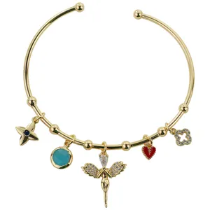 دستبند النگویی زنانه وای اس ایکس مدل قلب کد W91