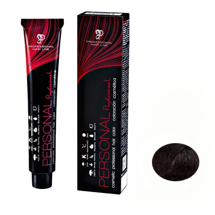 رنگ مو پرسونال شماره 5.00 حجم 100 میلی‌لیتر رنگ قهوه‌ای روشن قوی