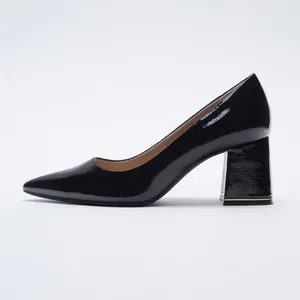 کفش زنانه زارا مدل PATENT FINISH WIDE HEEL - 2207710040
