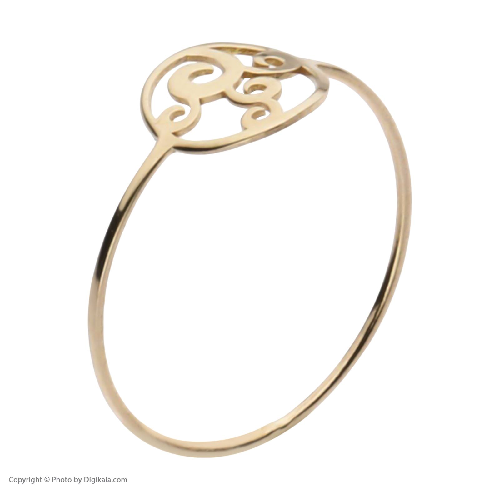 انگشتر طلا 18 عیار زنانه مایا ماهک مدل MR0900 سایز 55 -  - 3