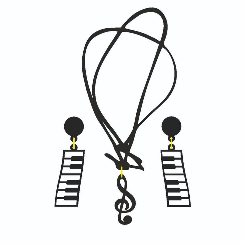 نیم ست دخترانه مدل پیانو و کلید سل نیم ست دخترانه مدل پیانو و کلید سل